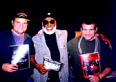 Larry with Mo Reders (Verve) and brother Tom Weir