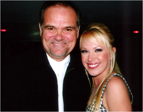 Larry with Adrienne Frantz