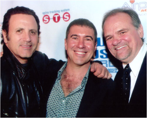 Larry with Frank Stallone and Jimmy White