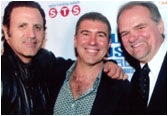 Larry with Frank Stallone and Jimmy White.