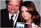 Larry with JoJo and New Music Weekly.