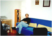 Larry at the office.