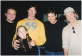 The Bold & The Beautiful star Ron Moss, his daughter, Michael Damian &  Peter Beckett from Player.